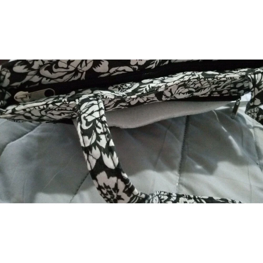 Stone Mountain SNY Black Floral Tote Purse Women’s Handbag